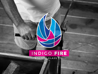 Indigo Fire Ad Campaign Graphic & Wallpaper Design #1 | By Octane Studios