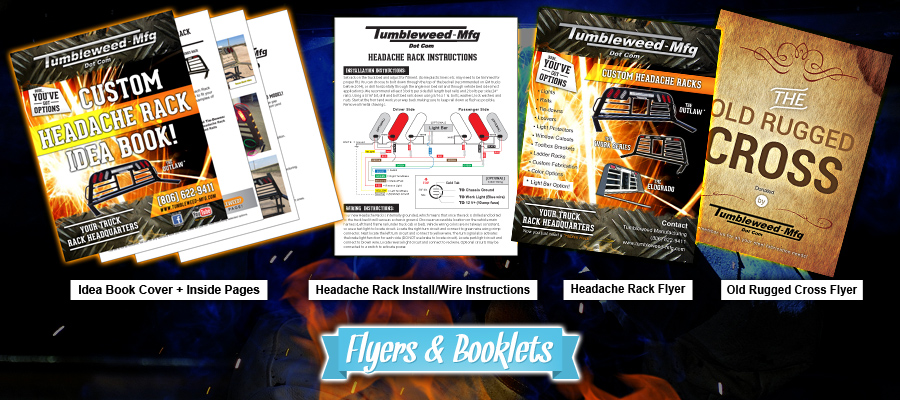 Branding Branding Flyers and Booklets for Tumbleweed-Mfg - Octane Studios: Advertising & Marketing Amarillo, TX