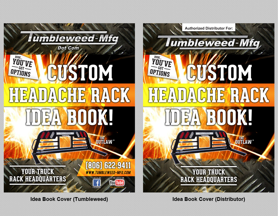 Booklet Design #1 | Design, Branding, Advertising, & Marketing for Tumbleweed-Mfg | Octane Studios Amarillo, TX
