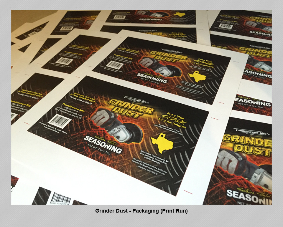 Label Design & Product Packaging Design #3 | Design, Branding, Advertising, & Marketing for Tumbleweed-Mfg | Octane Studios Amarillo, TX