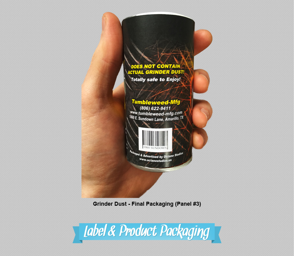Label Design & Product Packaging Design #6 | Design, Branding, Advertising, & Marketing for Tumbleweed-Mfg | Octane Studios Amarillo, TX