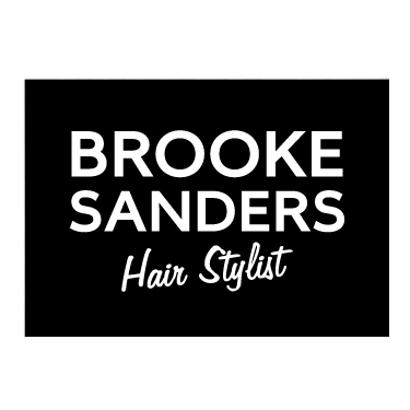 Brooke Sanders Hair Stylist Logo Design by Octane Studios in Amarillo, Texas