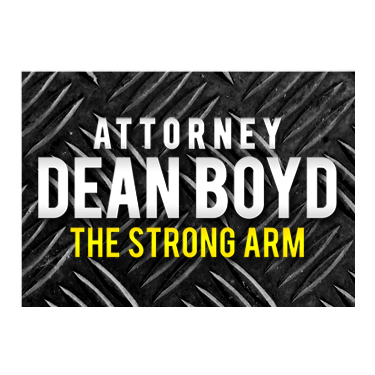 Attorney Dean Boyd The Strong Arm Logo Design by Octane Studios in Amarillo, Texas