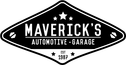 Maverick's Automotive Garage Logo Design by Octane Studios in Amarillo, Texas