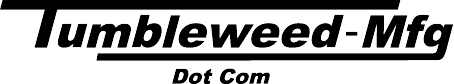 Tumbleweed Mfg Logo Design by Octane Studios in Amarillo, Texas