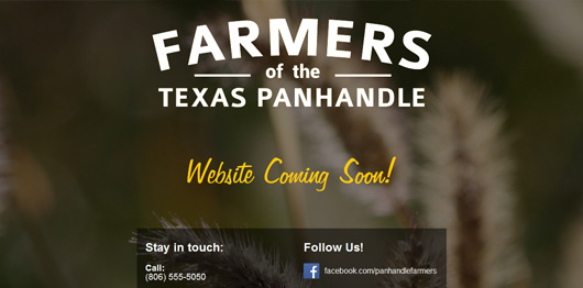 Farmers of the Texas Panhandle | Unique Website Design by Octane Studios